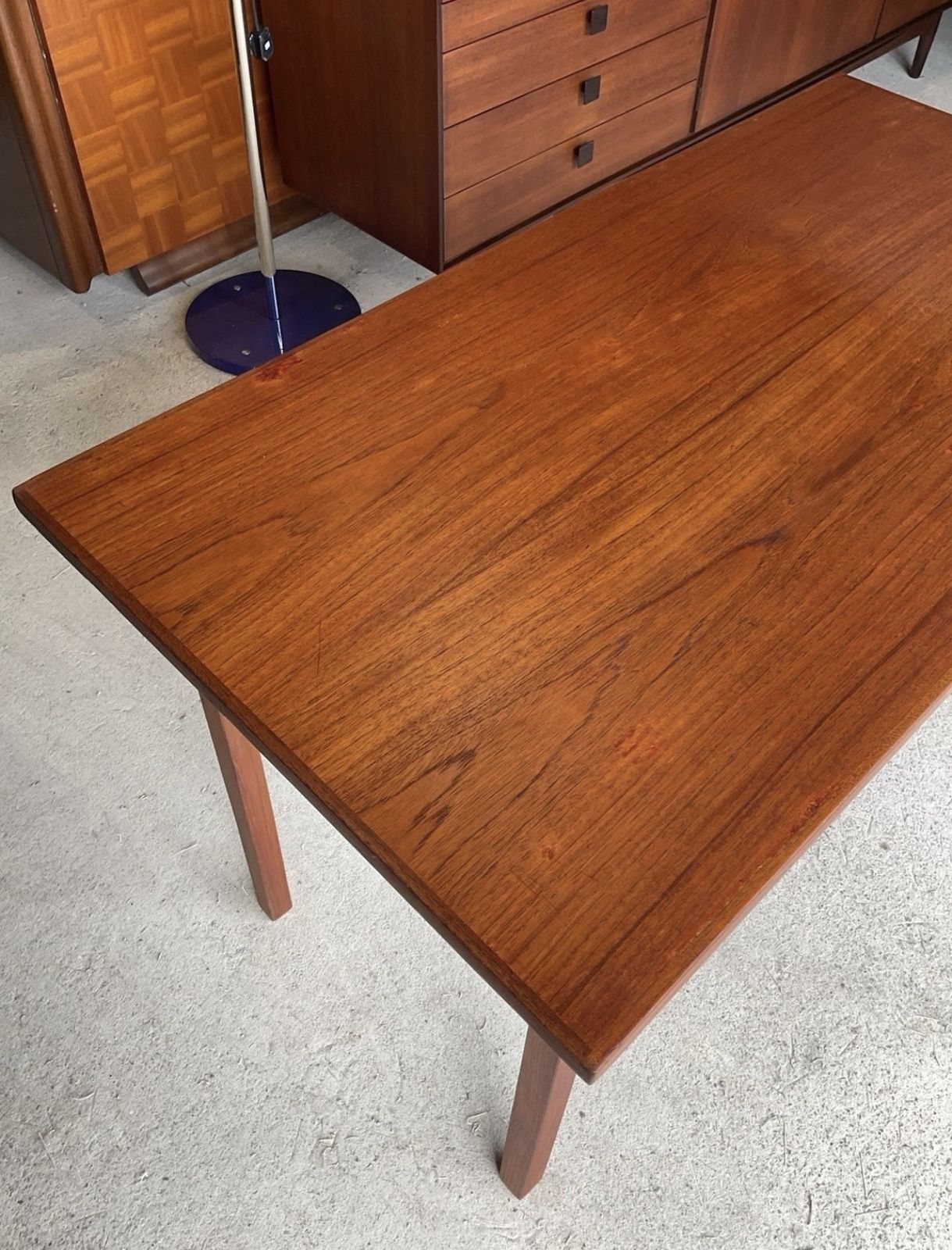 705.0 Mid  Century Danish Teak Wood Desk By Gunnar Nielsen For Tibergaard photo