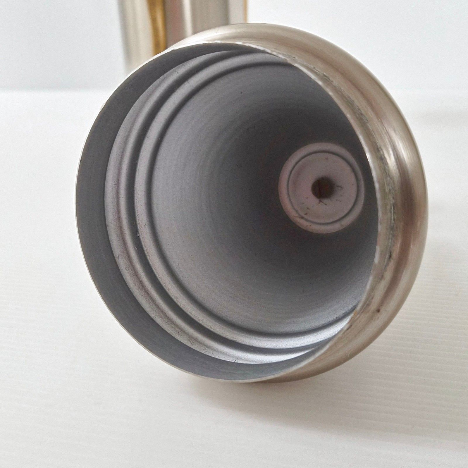 Vintage 1970 Au Belier Stainless Steel & Bronze Bottle Holder Dlg House Rings 70s photo buy