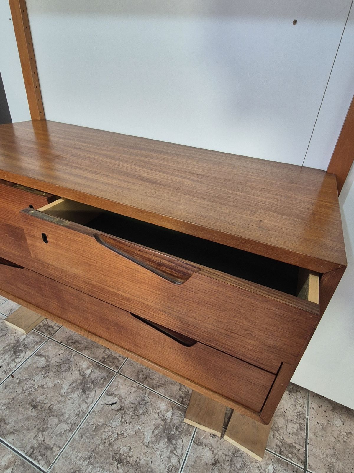 Wall Unit In Teak By Kjell Riise, Scandinavian Mid Century 1960s Wall Unit In Teak By Kjell Riise, Scandinavian Mid Century  1960s photo furniture