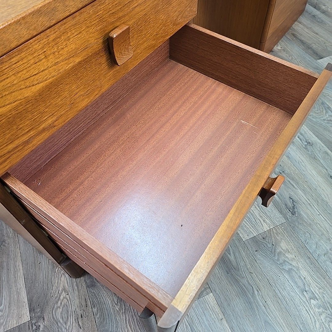 photo for sale Stag Cantata Dressing Table Mid Century Teak Vanity Desk Mirror Retro Vintage