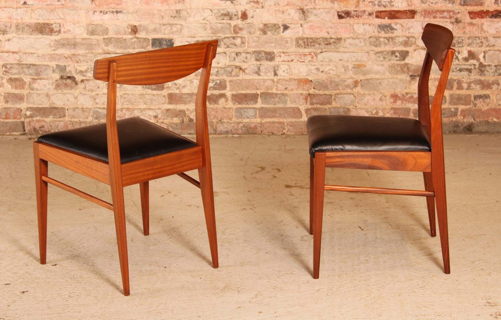 photo buy Mid Century Teak And Mahogany Dining Table And 6 Chairs By McIntosh, Circa 1960s
