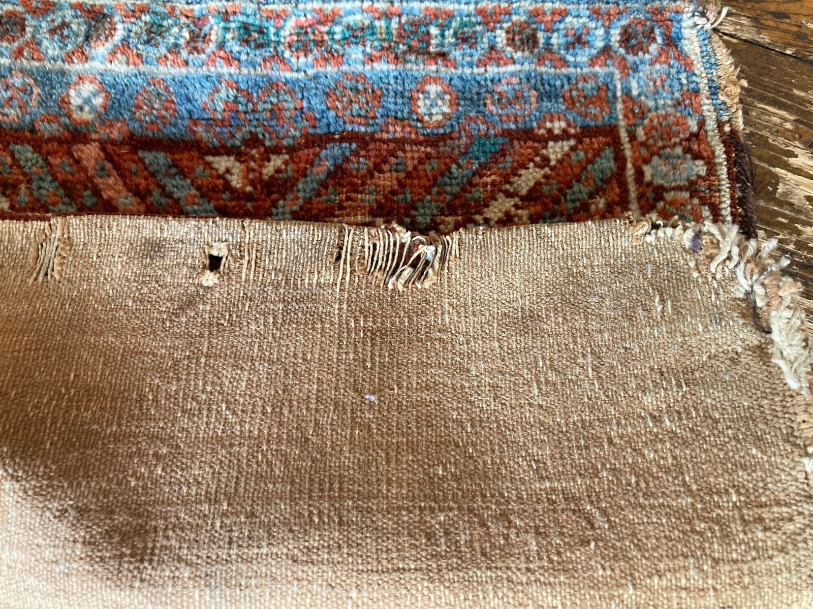 Antique Kurdish Chanteh 0.39m X 0.34m photo vinterior