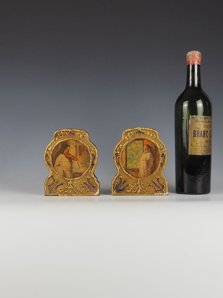 Vintage Florentine Italian Bookends Gilded (Pair) photo Home Decor