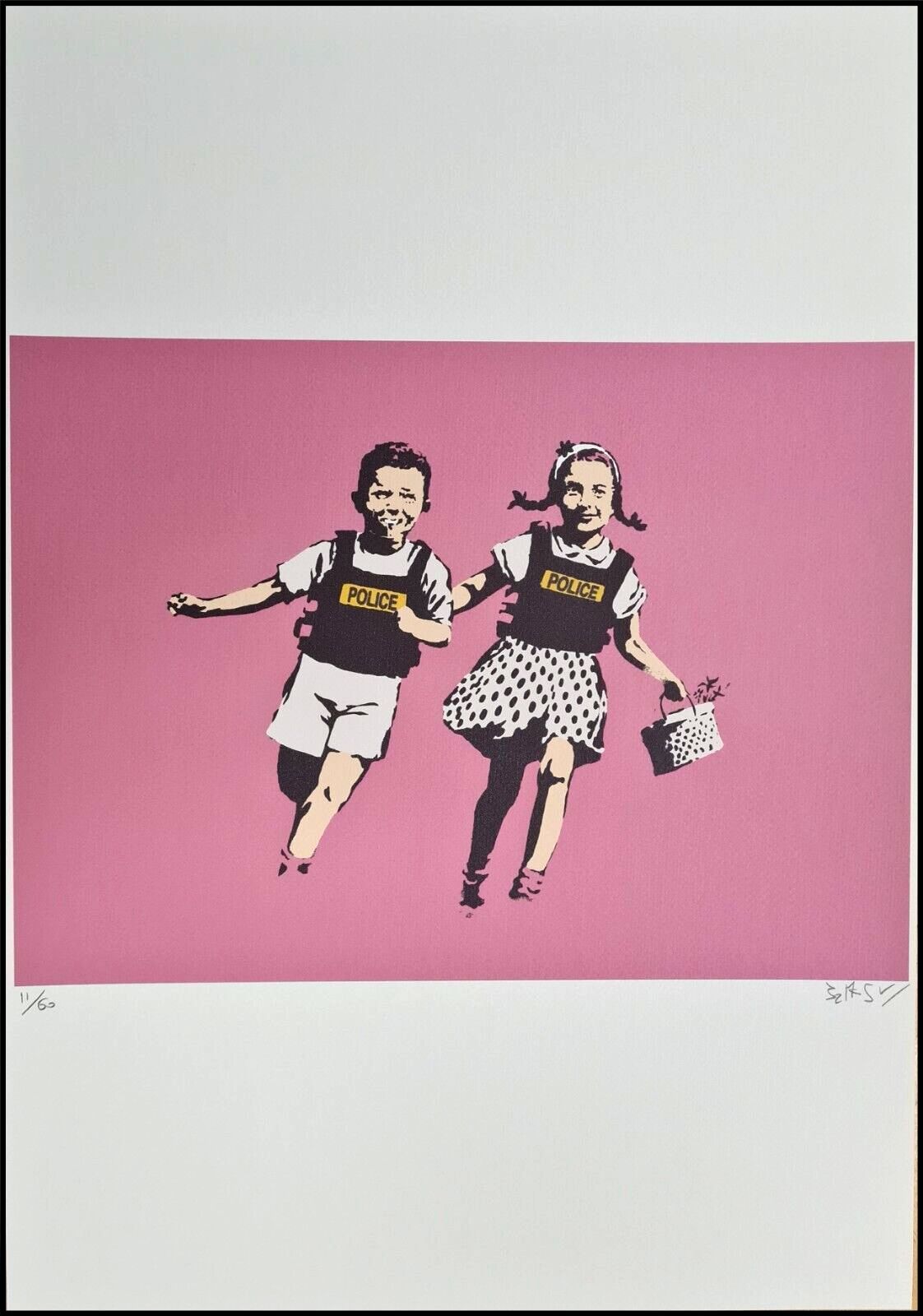 Banksy * Jack E Jill * 50x35 Cm * Litografia * Limitata # 11/60