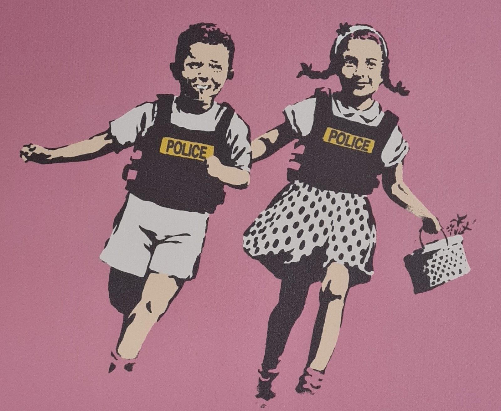 Banksy * Jack E Jill * 50x35 Cm * Litografia * Limitata # 11/60 photo for sale