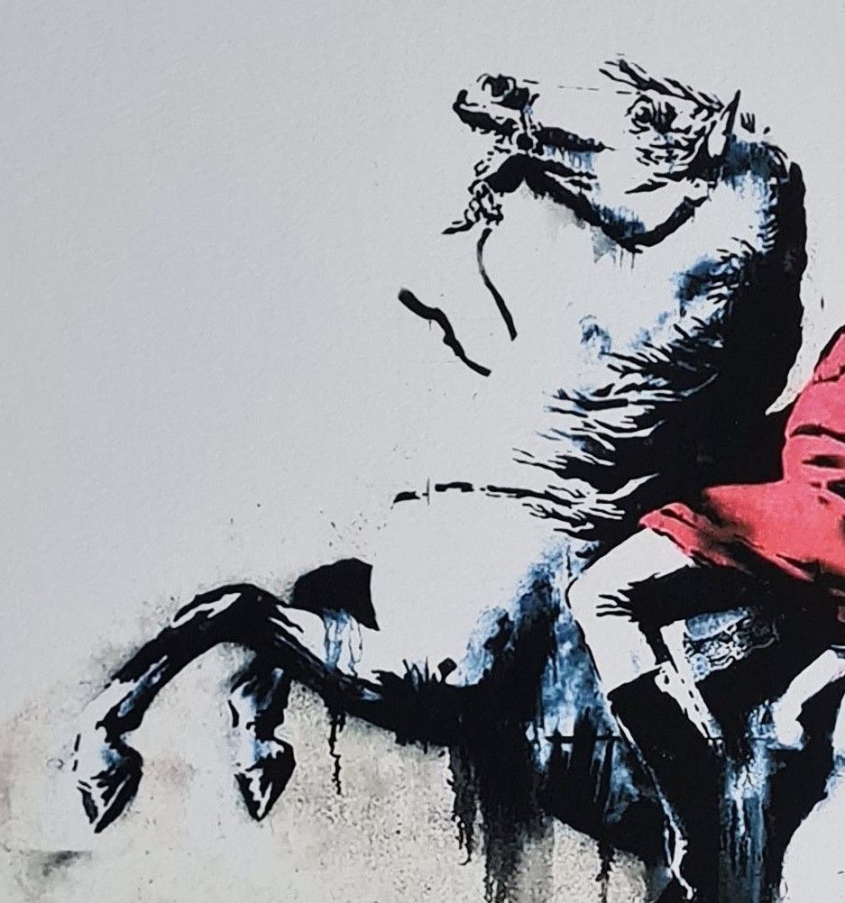 Banksy * Napoleon *50 X 40 Cm * Lithografie * Kunstdruck * Limitiert # 99/600 photo Art