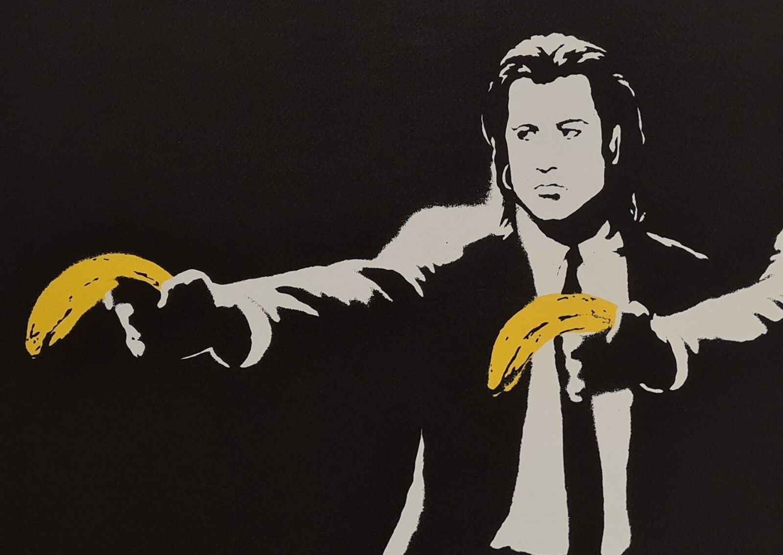 Banksy * Pulp Fiction * 70x50 Cm * Lithografie * Kunstdruck * Limitiert # 33/150 photo Art