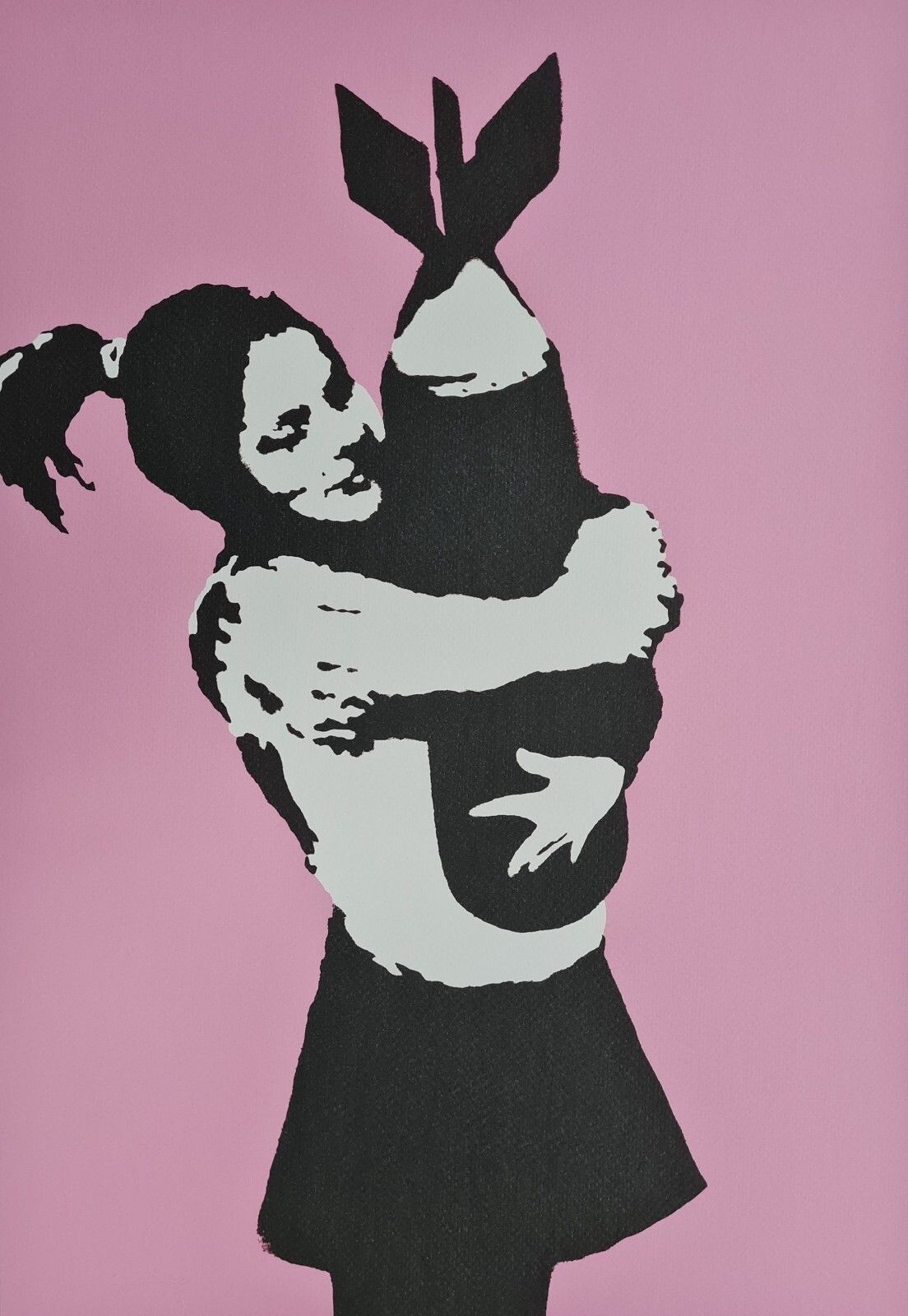 Banksy * Bomb Hugger * 50 X 35 Cm * Lithografie * Limitiert # 12/60 photo furniture