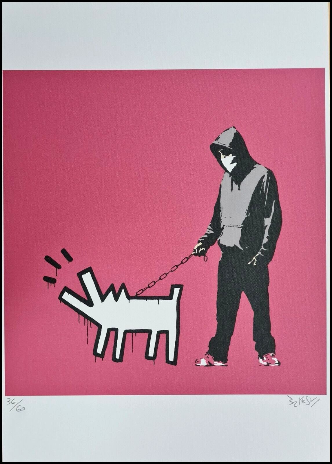 Banksy * Elige Tu Arma * 50x35 cm * Litografie * Gelimiteerd # 36/60