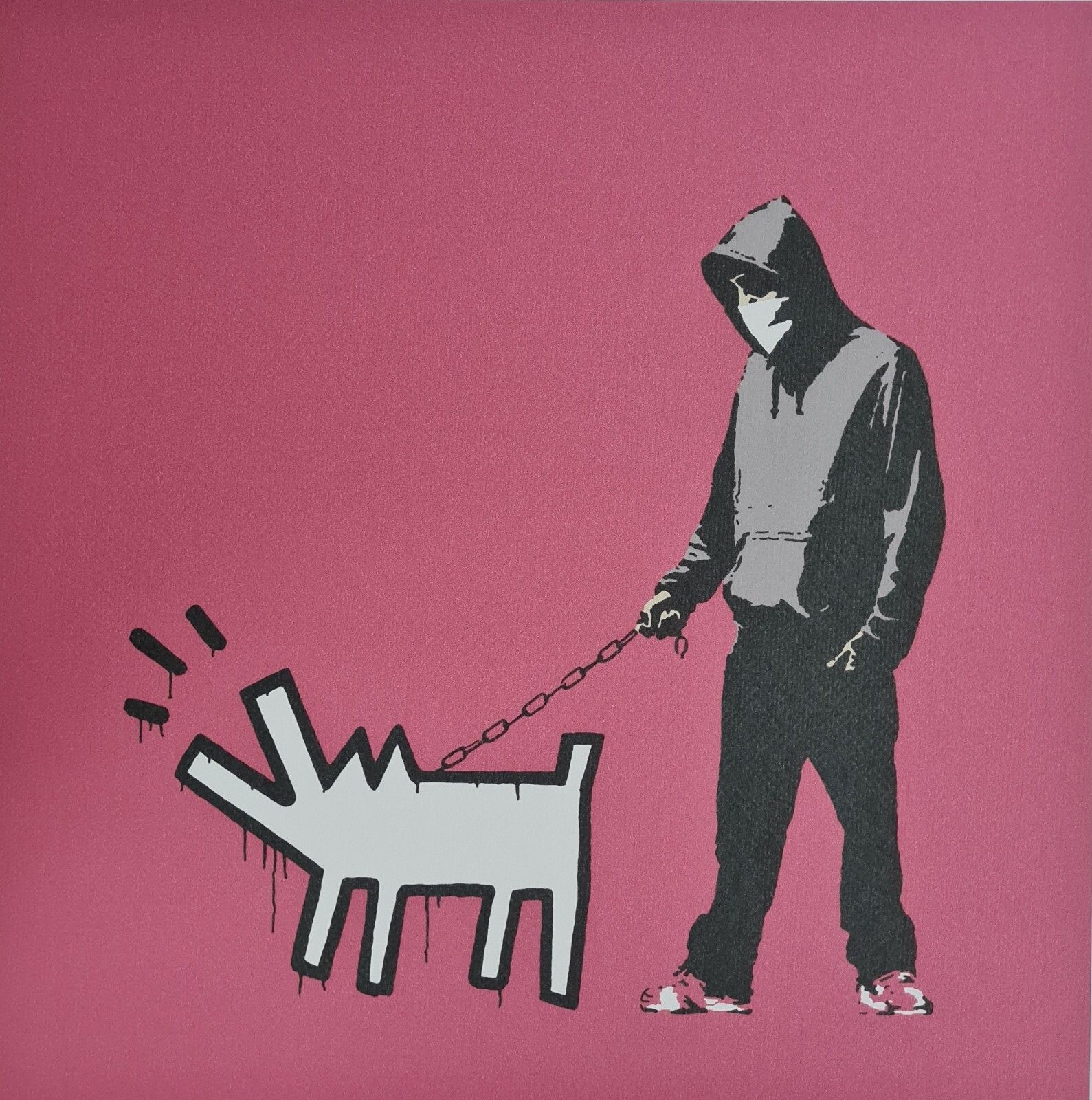Banksy * Elige Tu Arma * 50x35 cm * Litografie * Gelimiteerd # 36/60 photo furniture