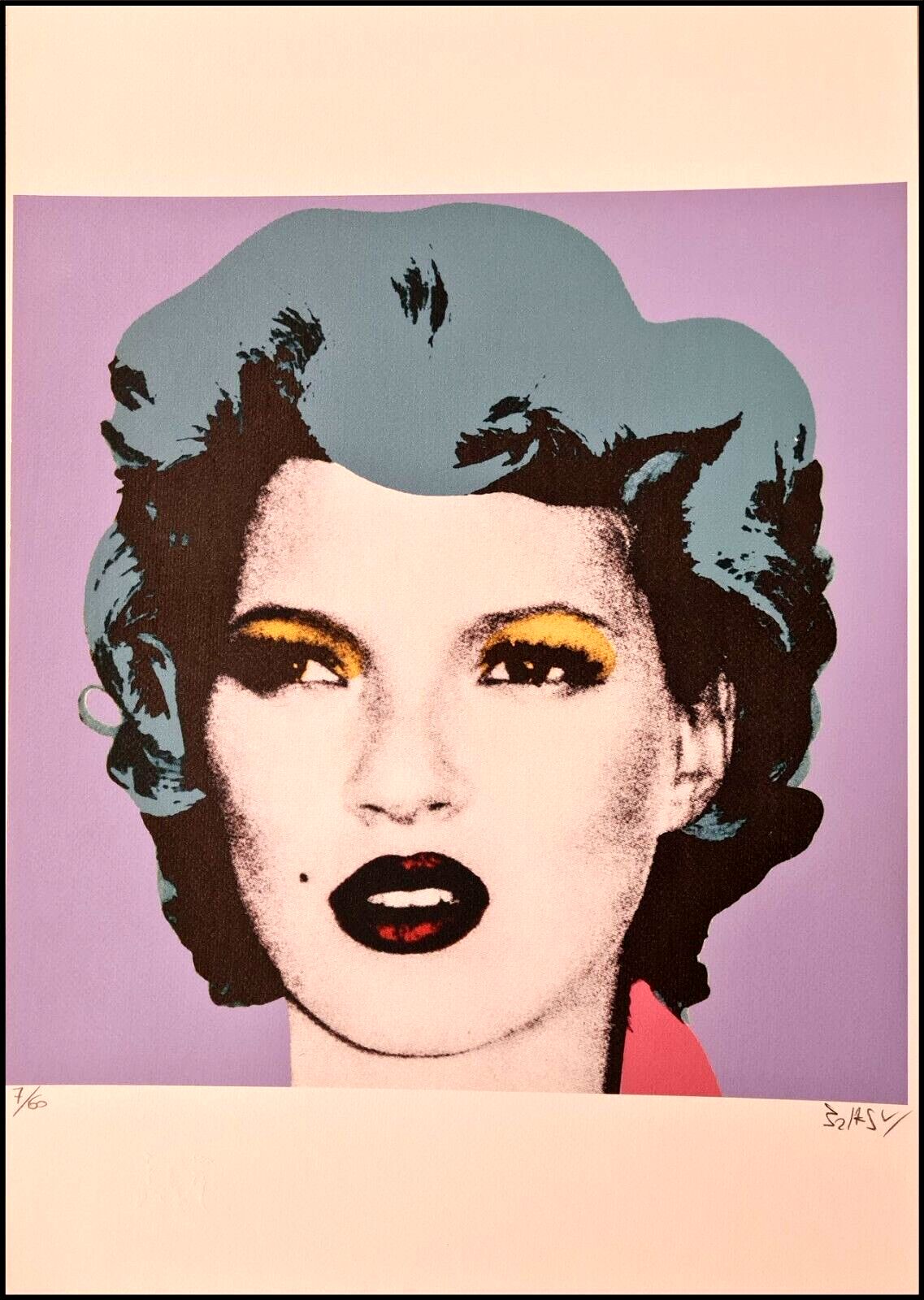 Banksy * Kate Moss * 50x35 Cm * Lithografie * Limitiert # 7/60