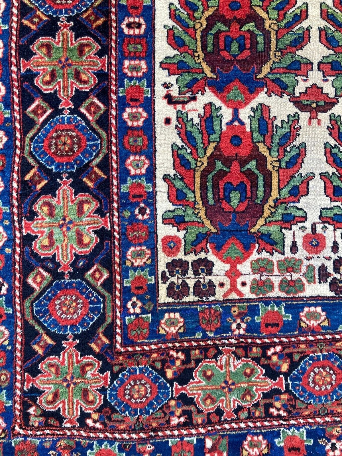 Antique Afshar Rug 1.85m X 1.48m photo buy