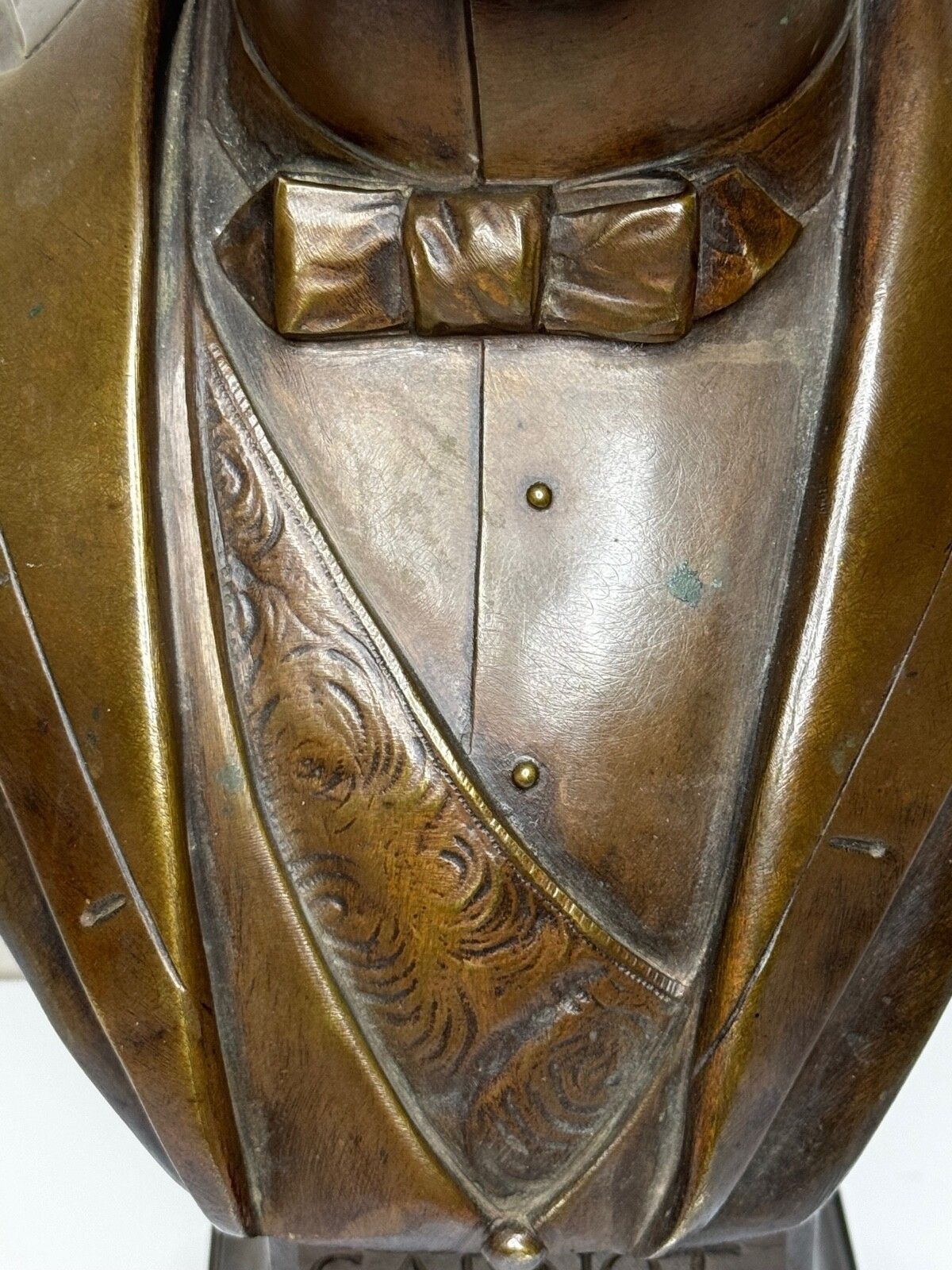 French President Bust Marie François Sadi Carnot By Adolphe Jean Lavergne photo vintage