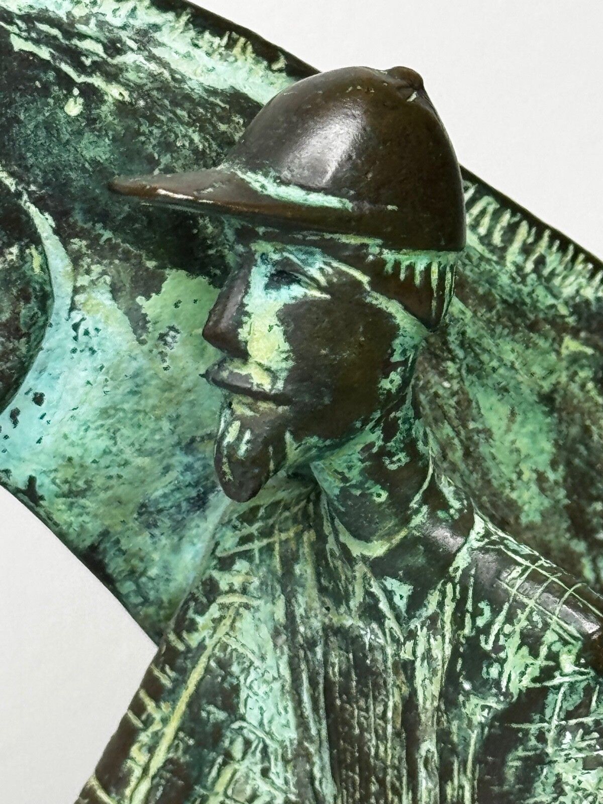 photo buy Bronze Race Horse & Jockey Group With Stable Hands Sculpture Attributed Carybé