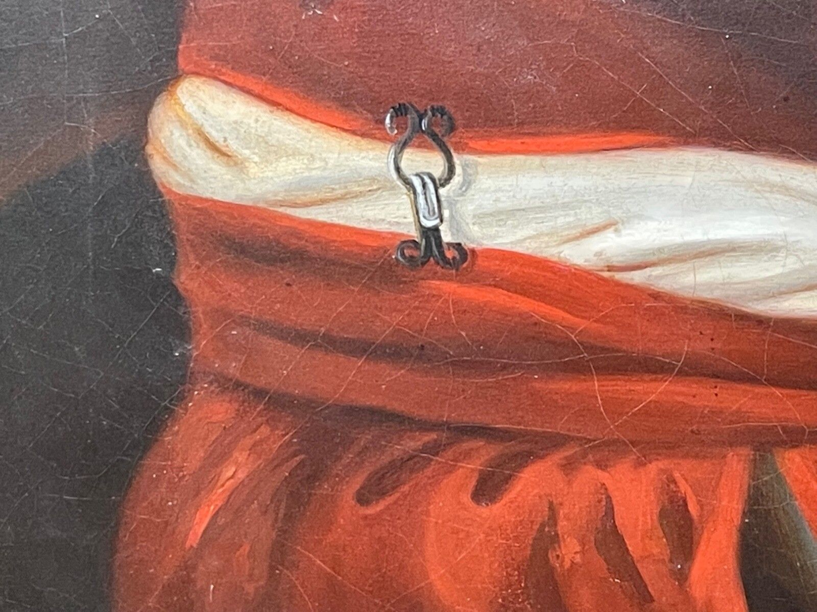 Kunst Groot Brits vroeg-Victoriaans olieverfchilderij, meisje spelend met een kaartenhuis photo