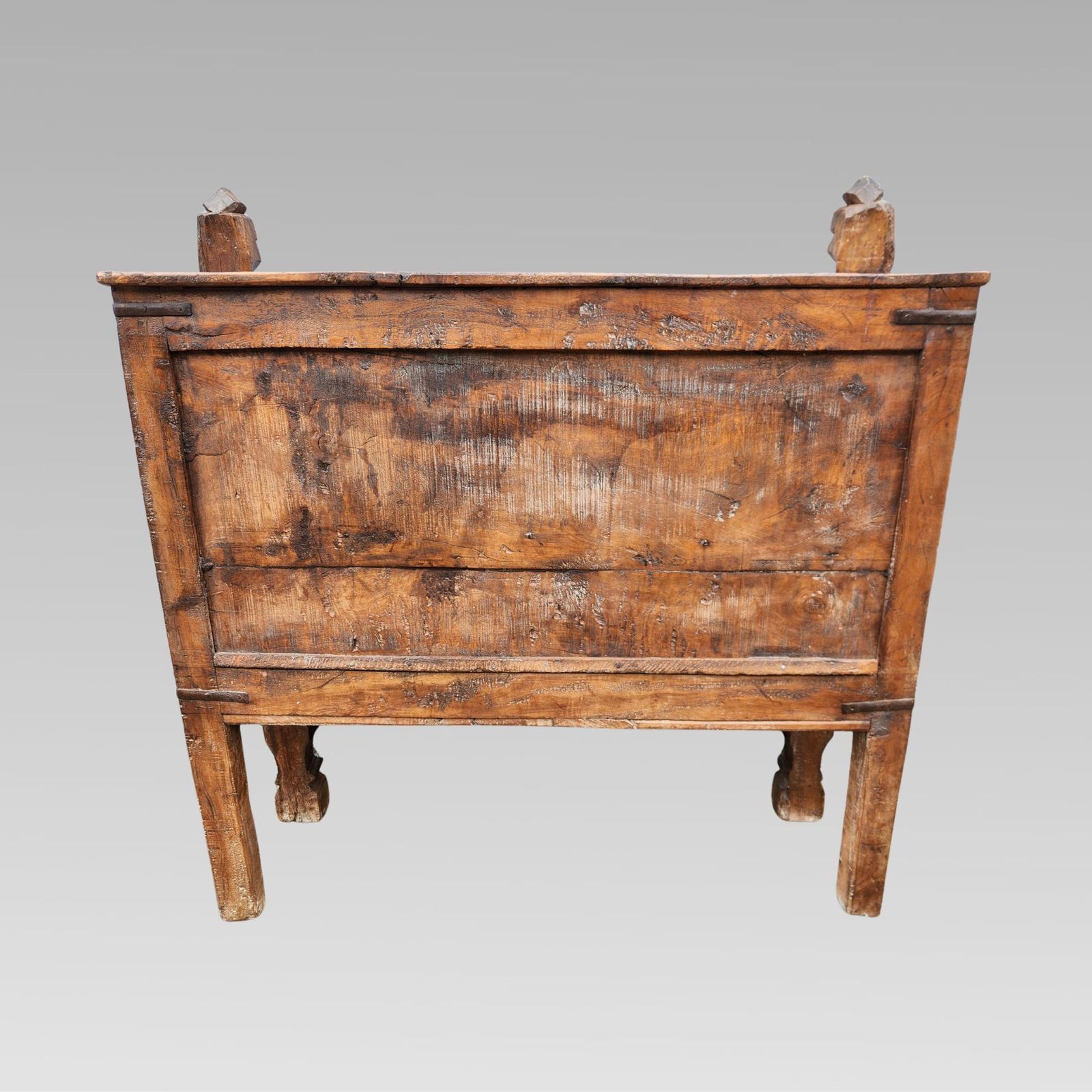 photo for sale Fabulous Antique Indian Damchiya Carved Teak Dowry Chest Storage