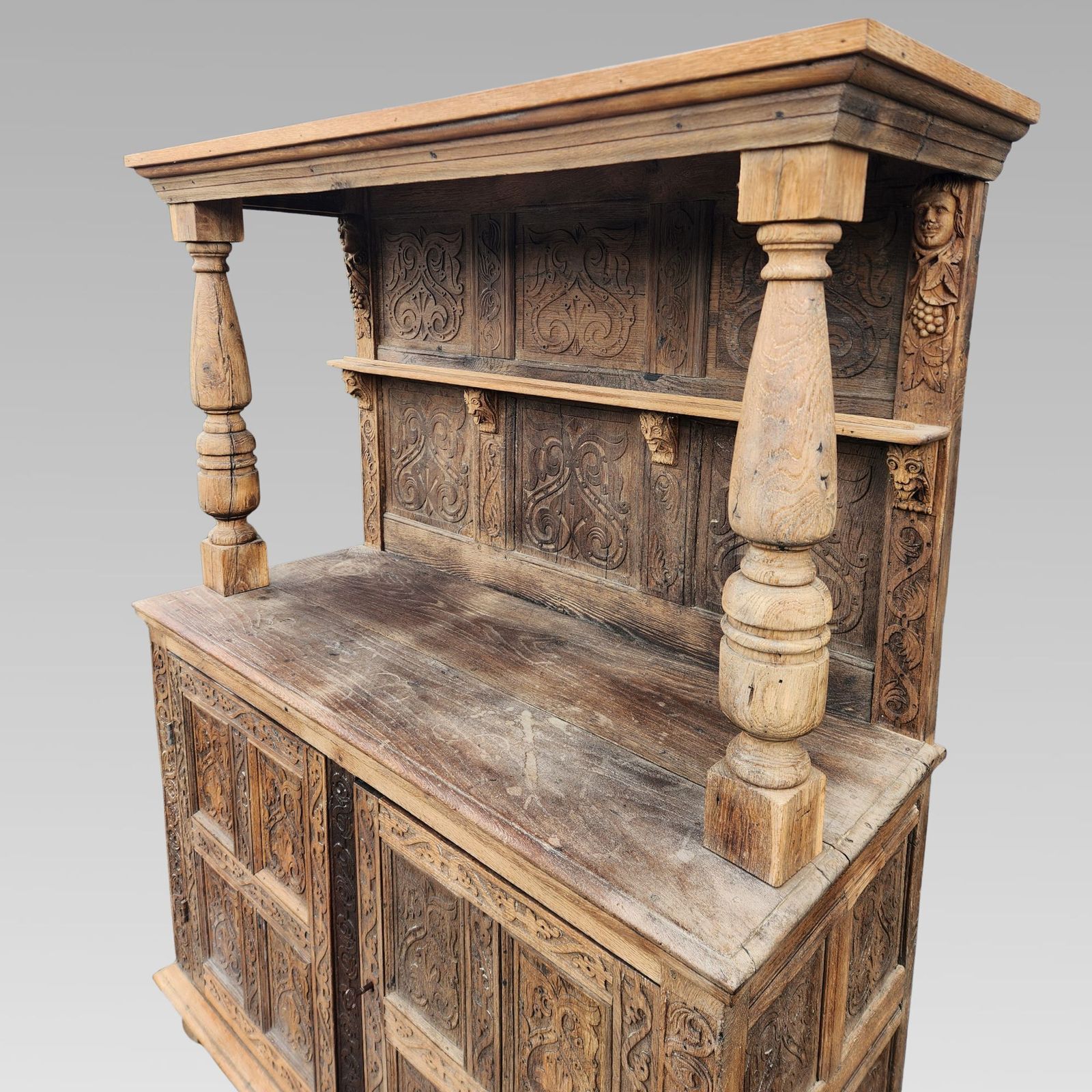 Stunning Antique French Chateau Reclaimed Buffet Sideboard Kitchen Dresser photo Furniture
