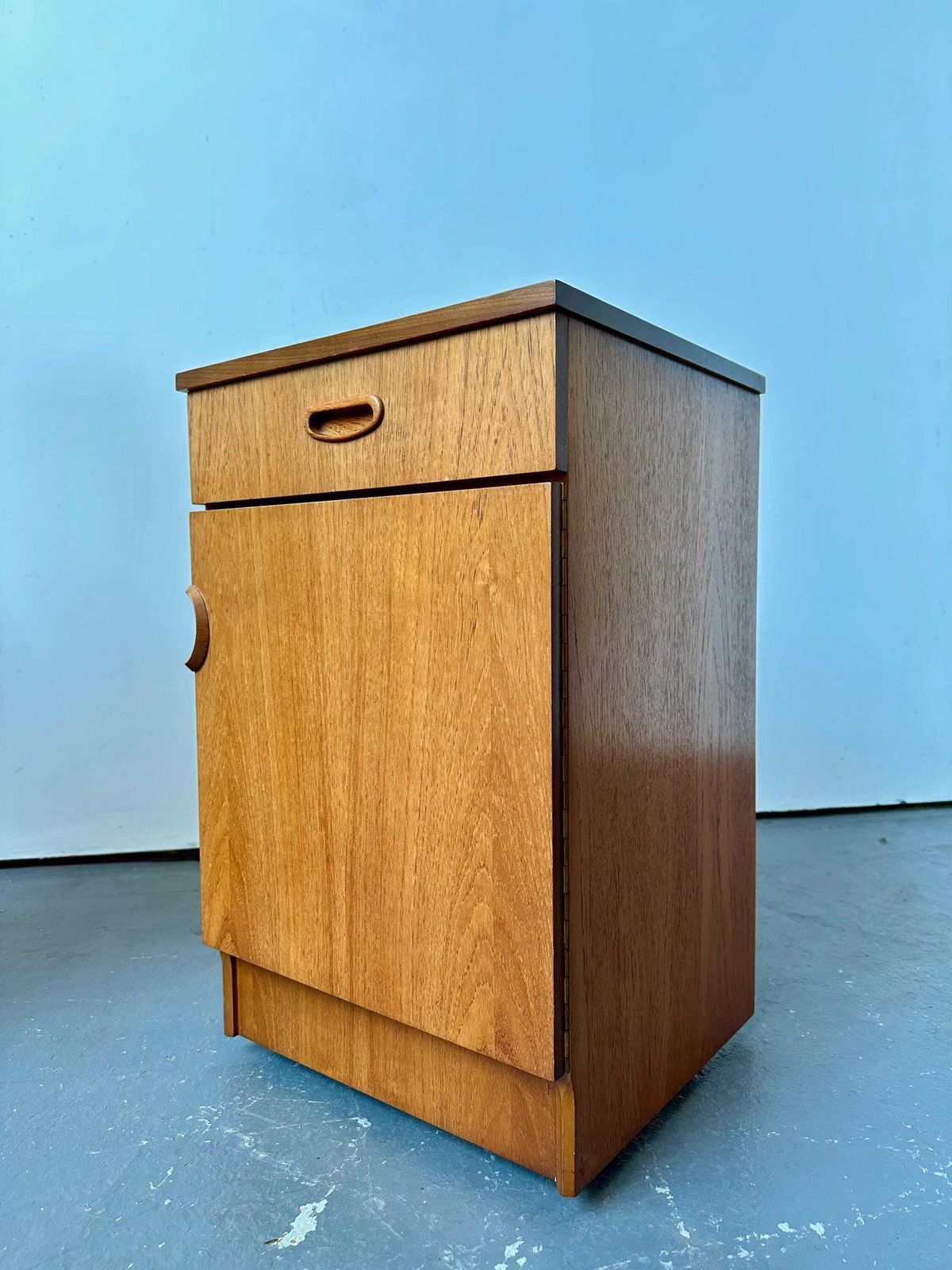 photo furniture Vintage 2 X Austinsuite Teak Bedside Tables. Danish G Plan Retro Mid Century