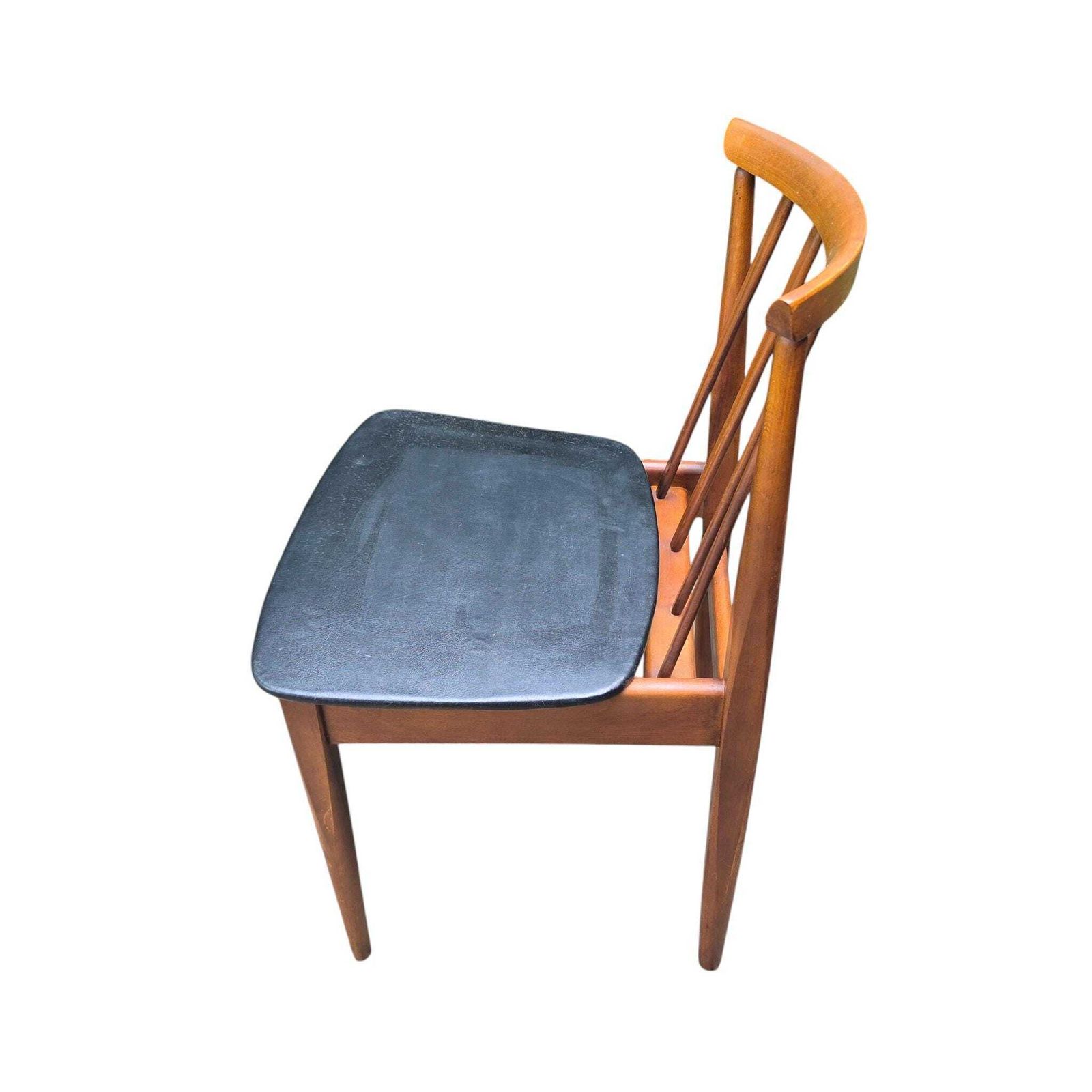 photo for sale Set Of 6 Vintage Elliots Of Newbury Dining Chairs | Mid Century Teak Dining Chairs | Eon Dining Set | Retro Scandinavian Style Seating