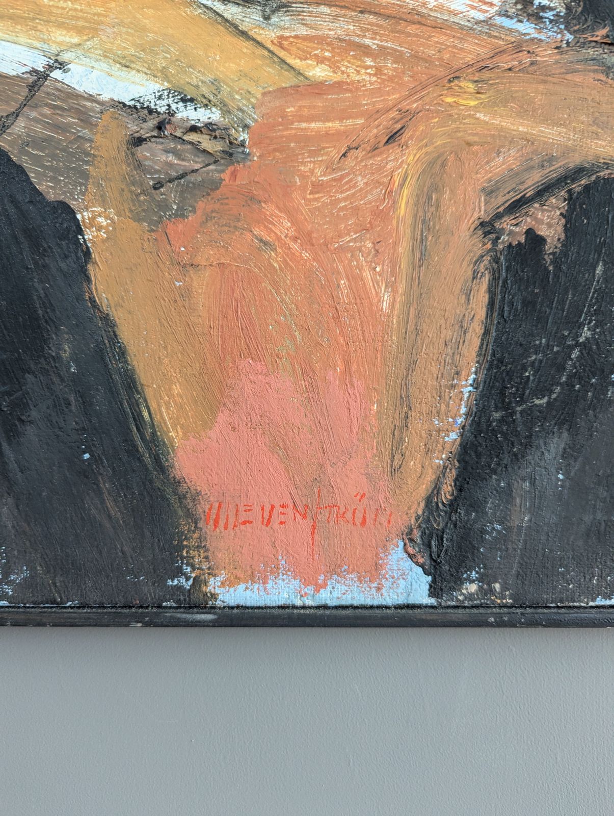 photo for sale Abstract Horizon - Olieverfschilderij