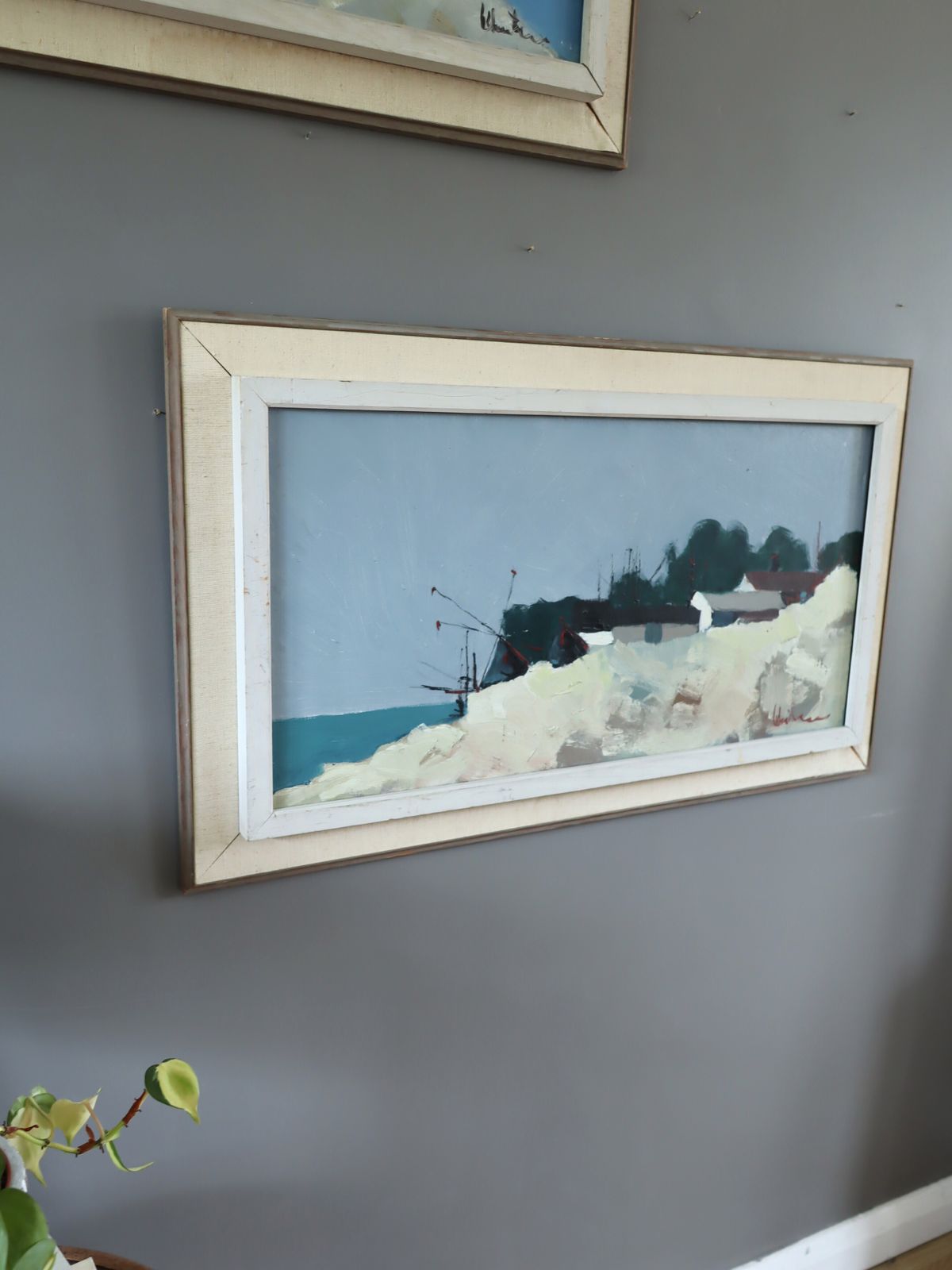 Cliffside By The Sea  Oil Painting photo Art