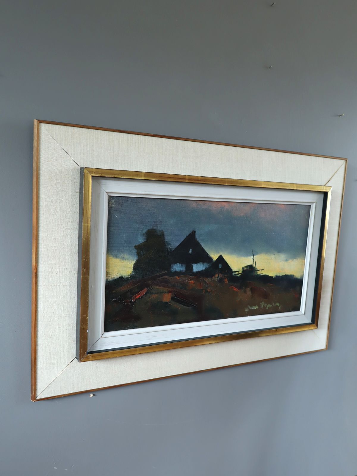 photo furniture Fading Light, olieverfschilderij, midden 20e eeuw