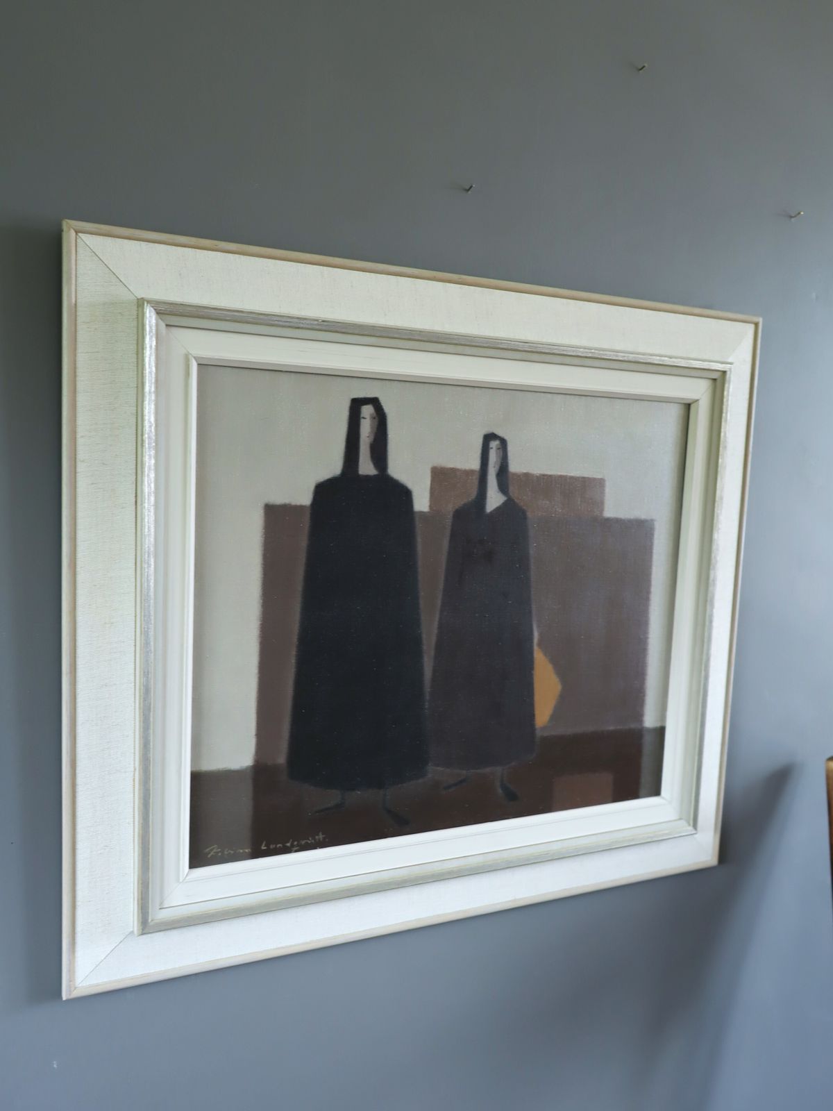 Silent Companions, olieverfschilderij photo for sale