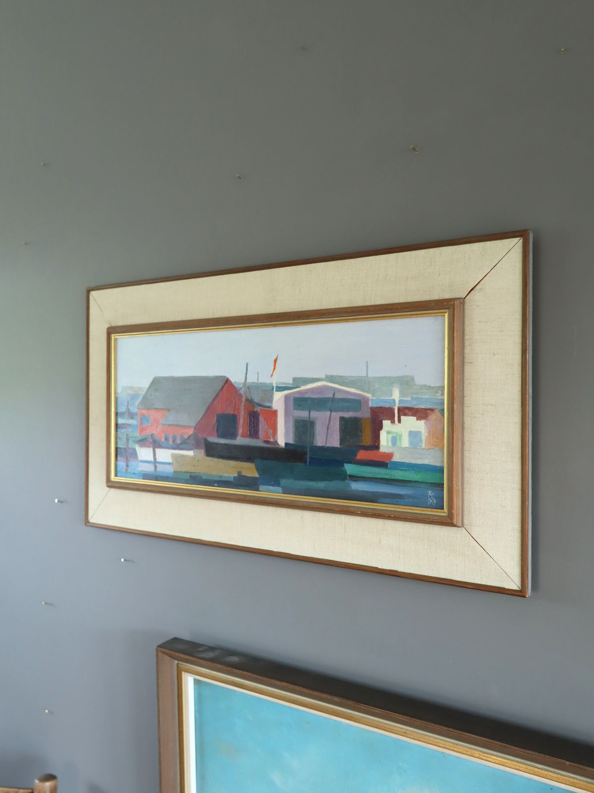 The Colourful Harbour  Oil Painting photo 468.0