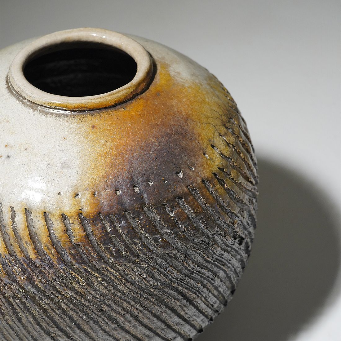 Home Decor Sculptural Vase In Glazed Ceramic, 1970s photo