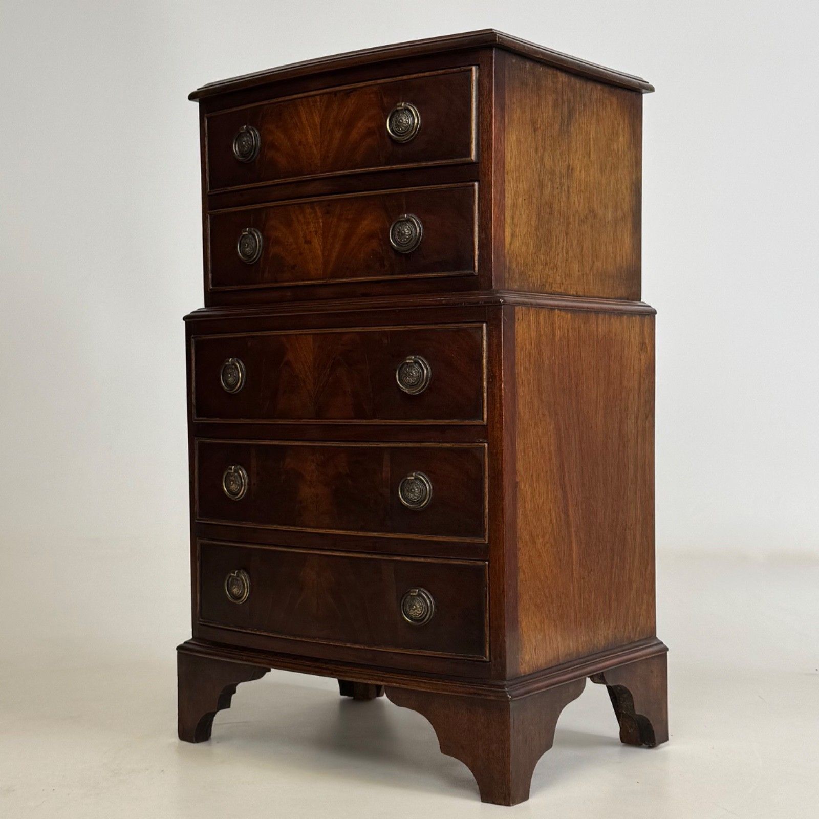 Antique 20th Century Small Chest Of Drawers In Mahogany ( Af 5707 ) photo furniture