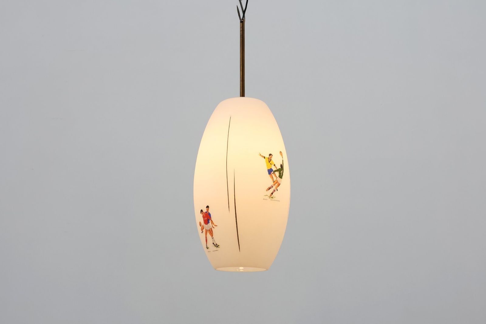 photo for sale Collector's Pendant Lamp Commemorating The 1962 Fifa World Cup In Chile, United Kingdom, 1960s