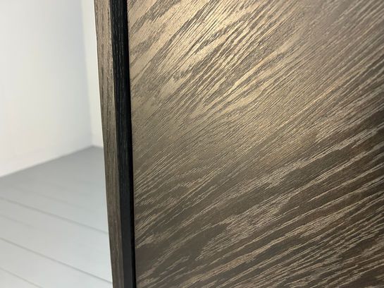 Home > Richmond "Blackbone" Black And Silver Tall Cabinet    Richmond "Blackbone" Black And Silver Tall Cabinet photo 770.0