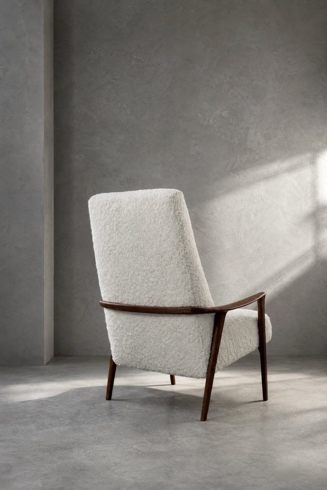 Mid-Century Scandinavisch Modern Witte Teakhouten Fauteuil van Bröderna Andersson, jaren 1960 photo vinterior