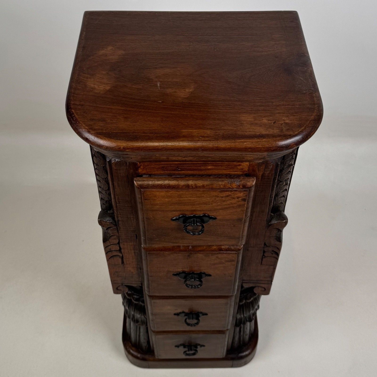 photo furniture Antique 20th Century Indian Rosewood Chest Of Drawers ( Af 5724 )