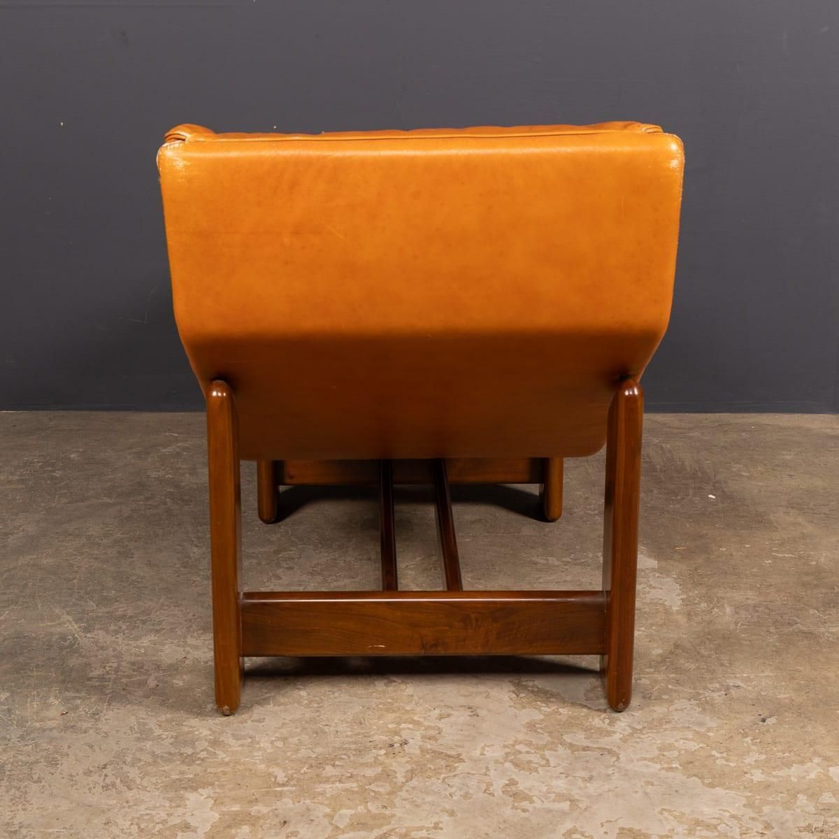 20thc Italian Periplo Leather Chaise Longue By Tarcisio Colzani For Mobil Girgi photo 6111.0