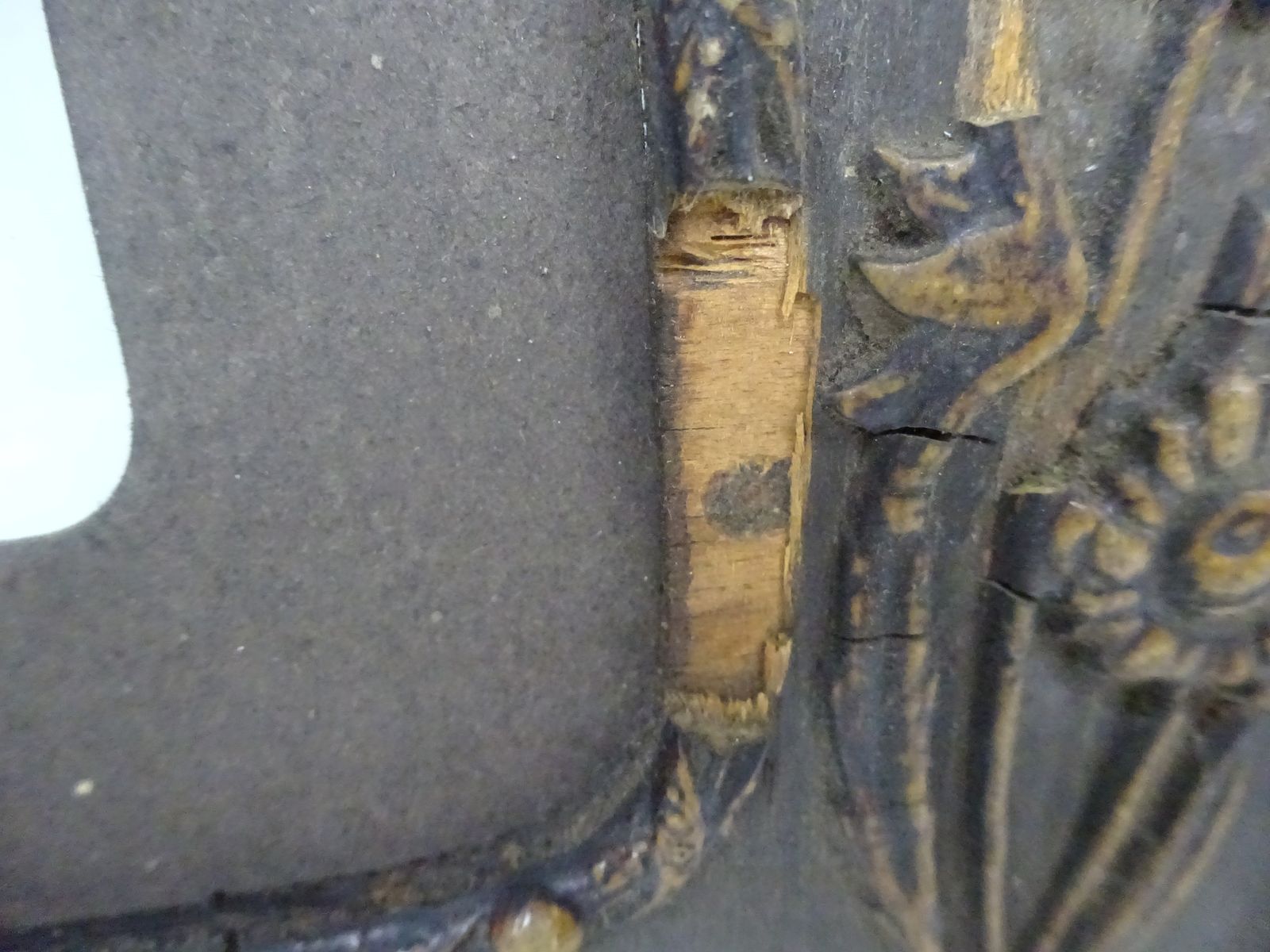 photo buy Reclaimed Late 1800s Arts & Crafts Frame, Original Glass, For Restoration