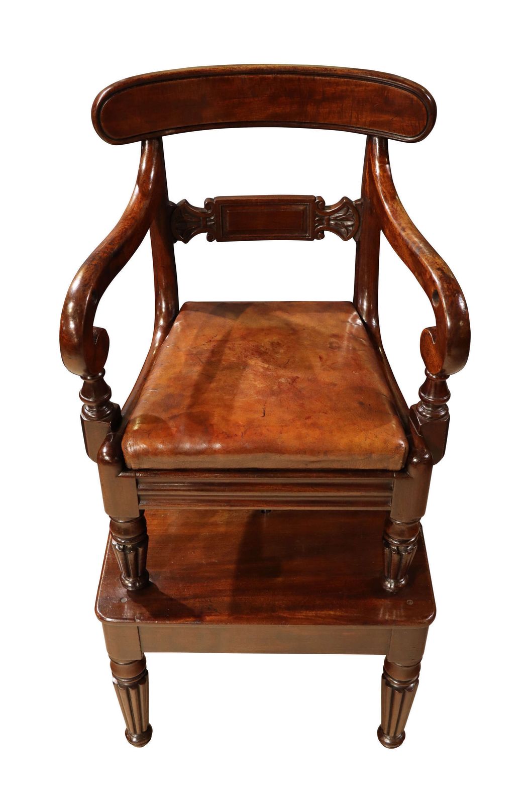 William IV Mahogany Metamorphic Child’s High Chair photo for sale