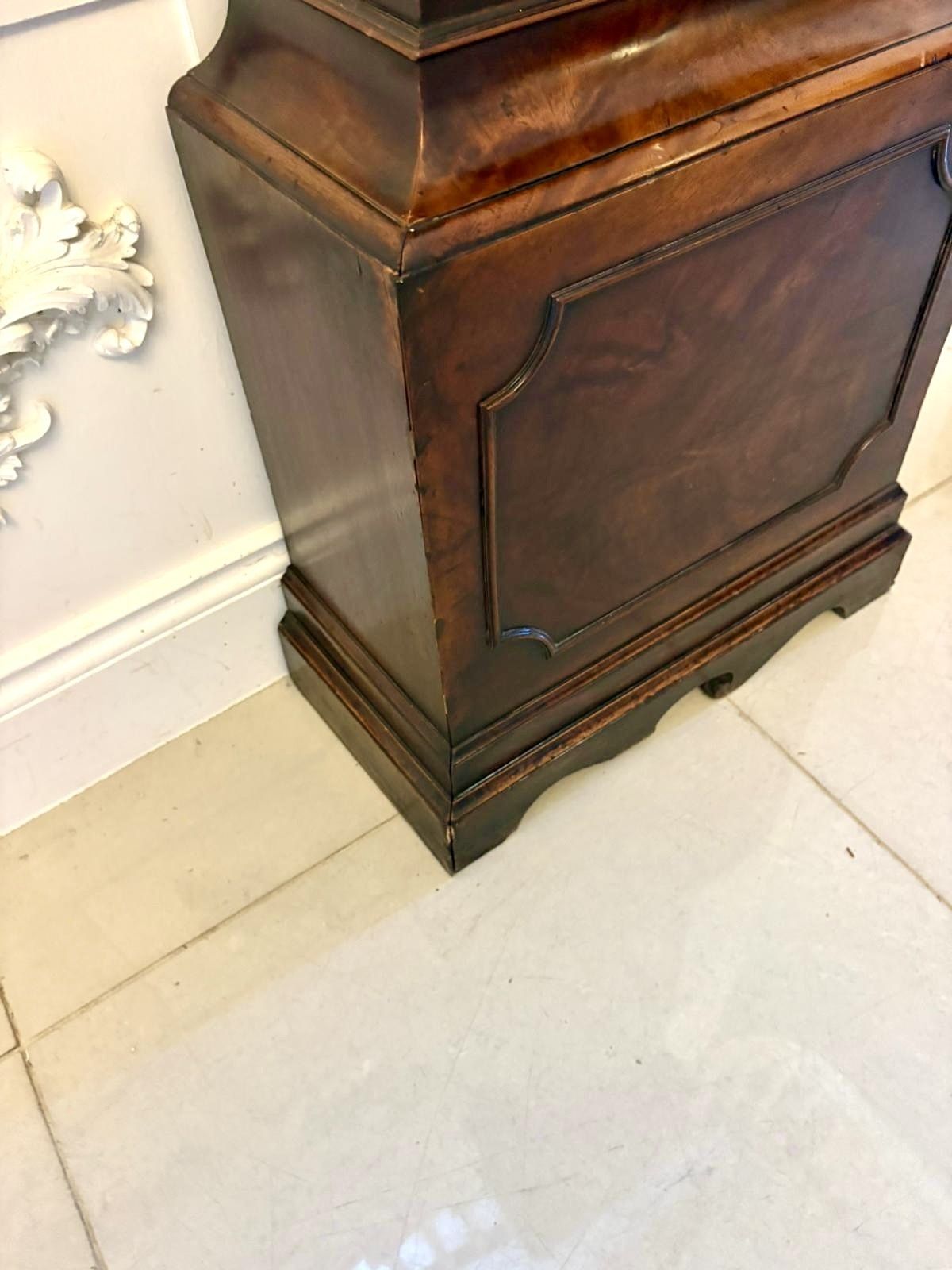 Antique 18th Century Mahogany 8 Day Strike Silent Longcase Clock Henry Weedon London photo 8200.0