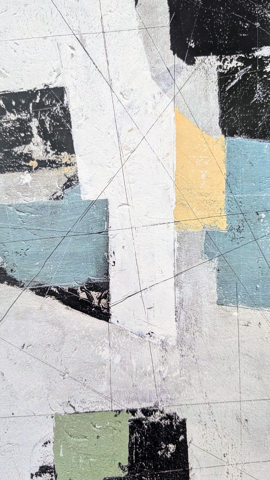 Signed Limited Edition Framed Print By Benjamin Frais Geometric Abstract Art F2 photo vinterior