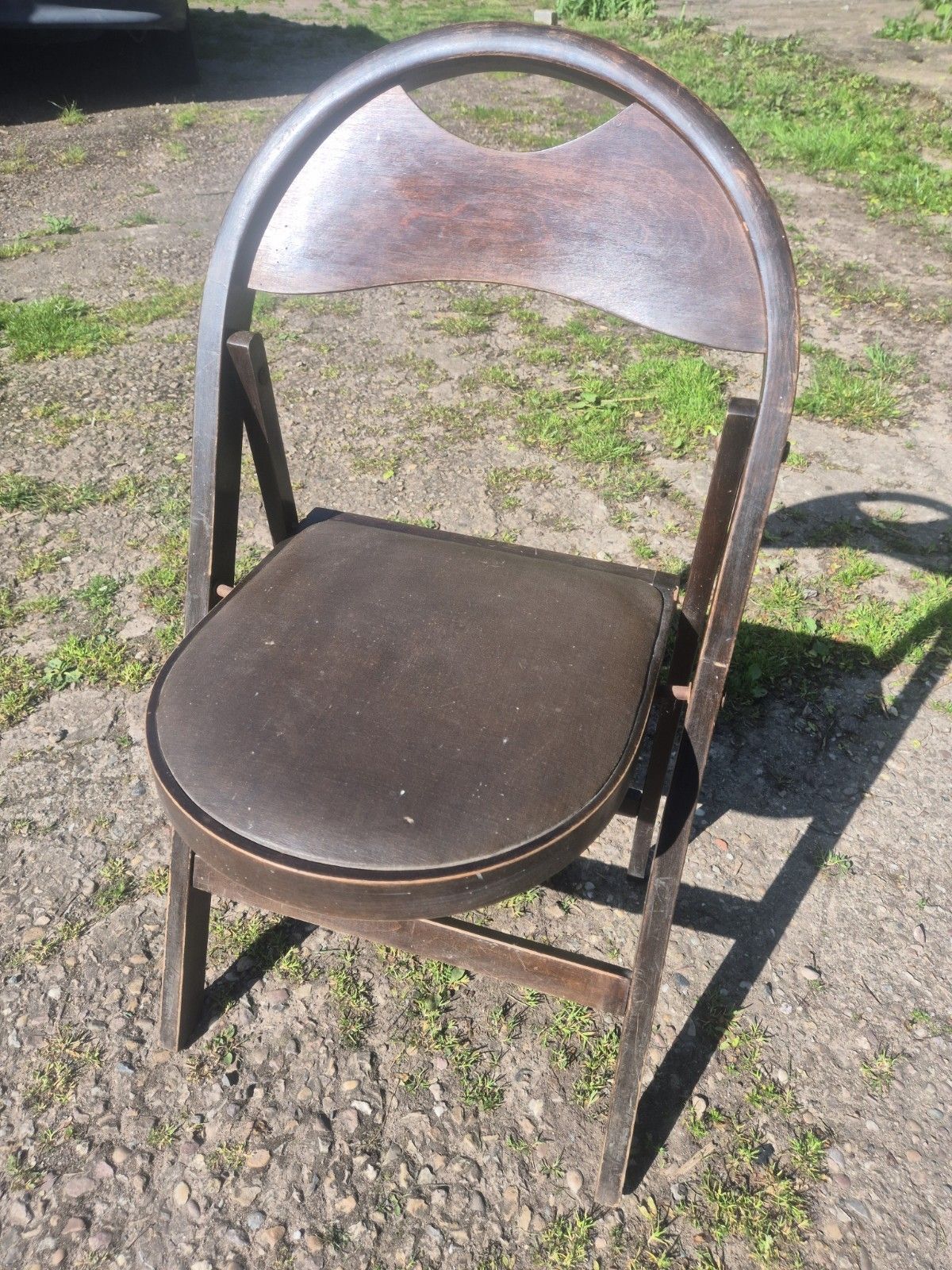 Antique Thonet B751 Bauhaus Style Folding Bentwood Chair photo for sale