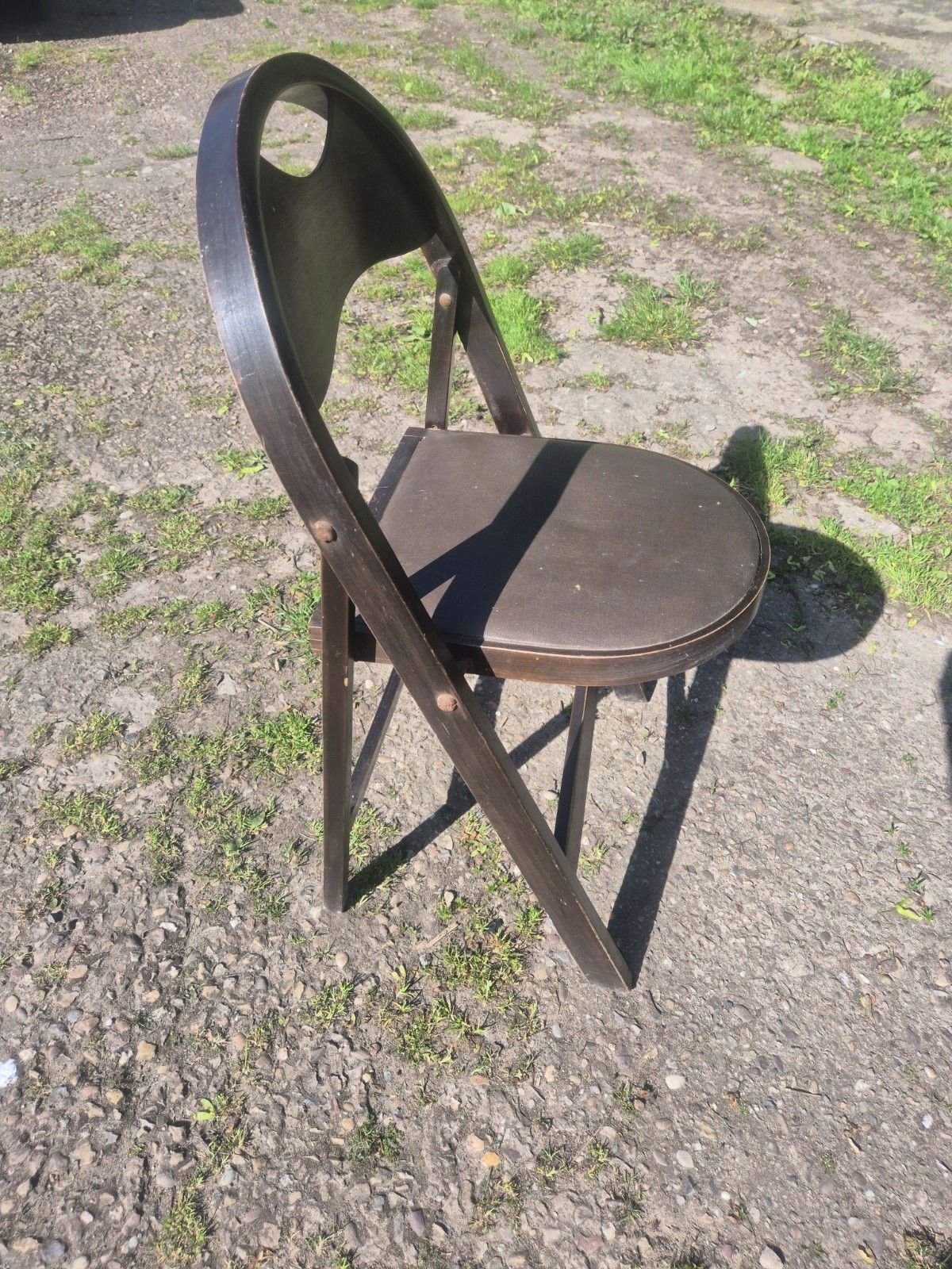 Antique Thonet B751 Bauhaus Style Folding Bentwood Chair photo vinterior