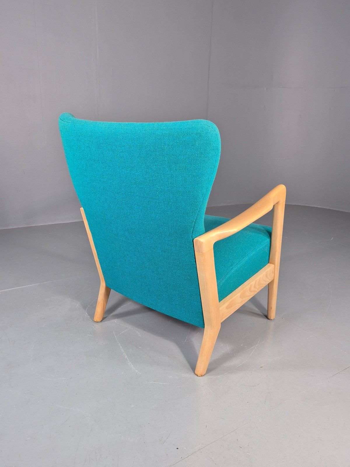 photo furniture Vintage Mid Century Fritz Hansen Lounge Chair Soren Hansen Design 1940s  Eb12108