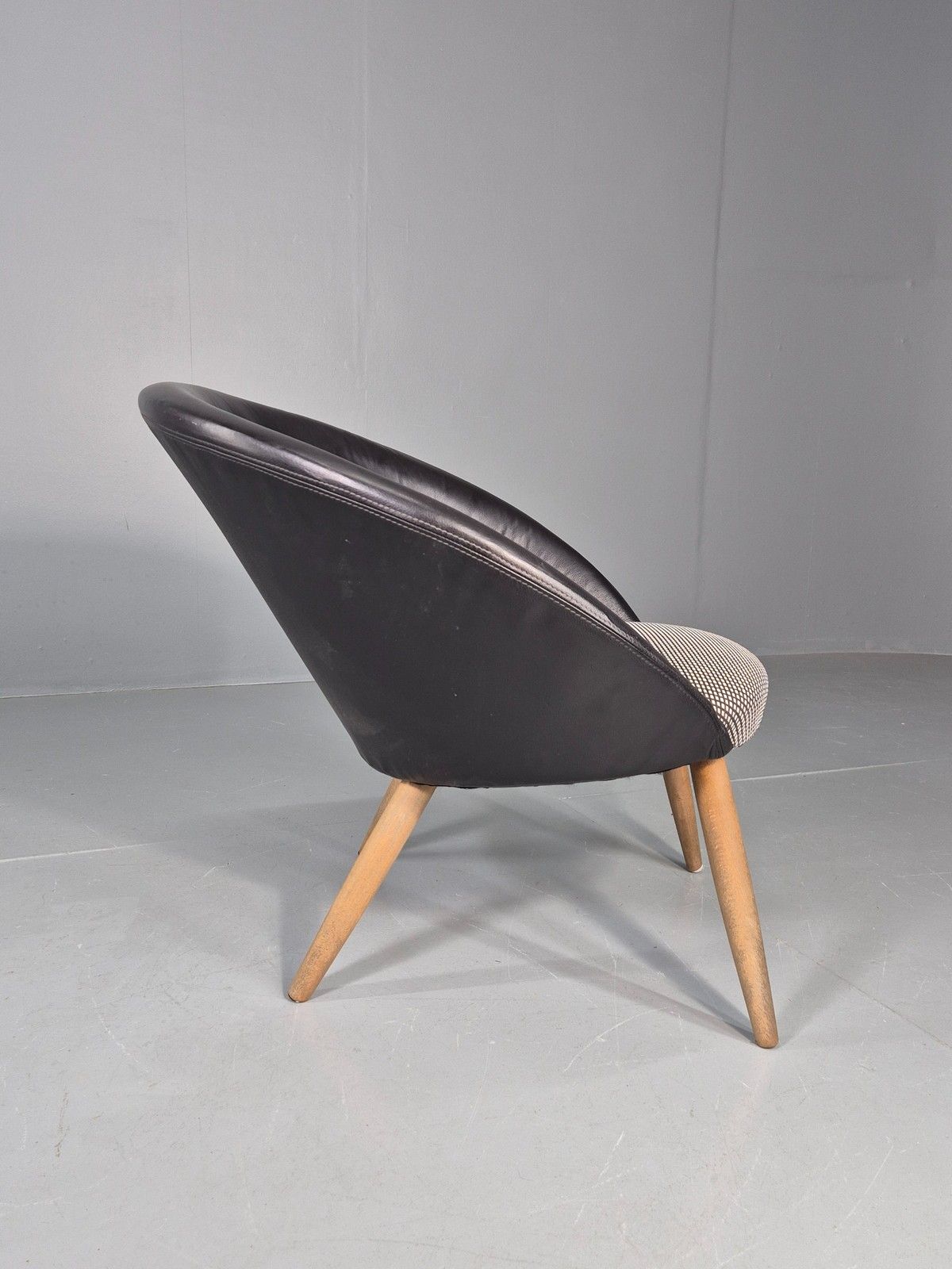 Vintage Mid Cenbtury Danish Tub Chair Ditzel Style 1960s Retro Eb12105 photo vinterior