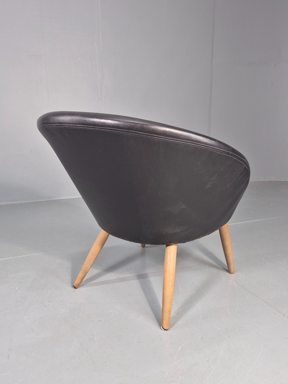 Vintage Mid Cenbtury Danish Tub Chair Ditzel Style 1960s Retro Eb12105 photo buy
