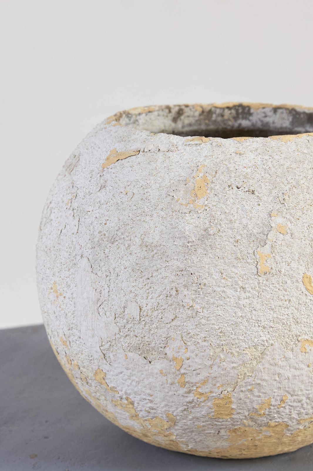Mid Century French Concrete Ball Planters, C1950 (Individually Priced) photo Home Decor
