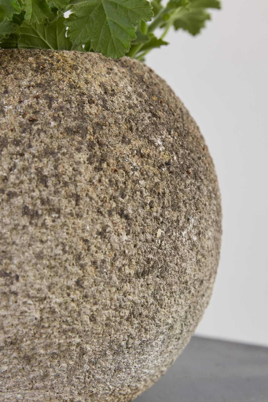photo furniture Mid Century French Concrete Ball Planters, C1950 (Individually Priced)