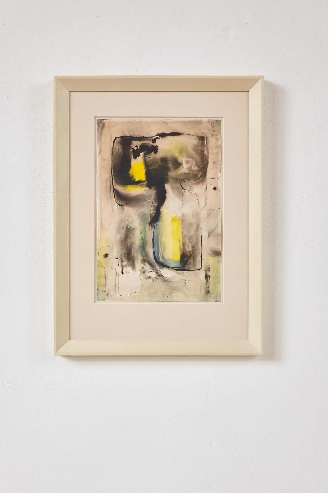 Abstract Watercolour On Paper By Harry Ousey, C1971 photo 1140.0