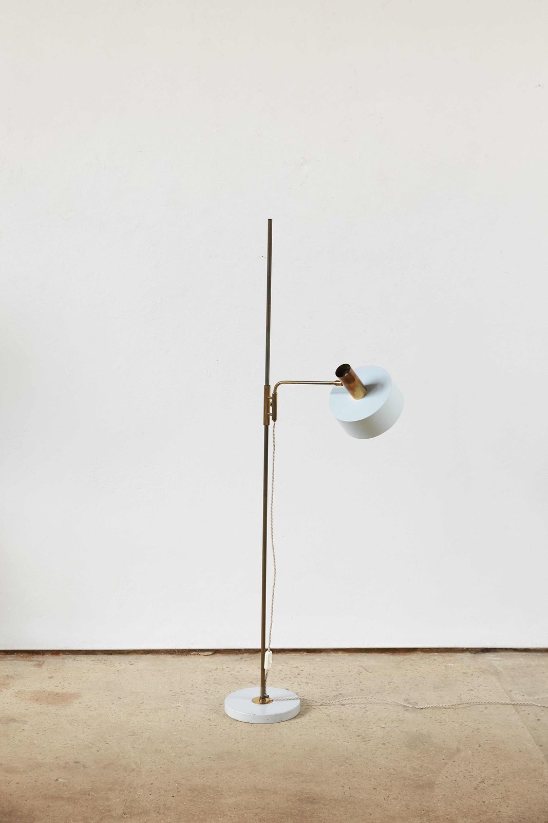 Kaiserleuchte Floor Lamp In Brass And Aluminium, Germany C1960 photo vinterior