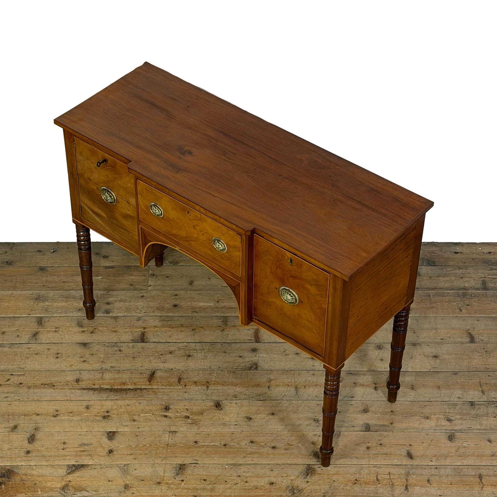 Antique Georgian Mahogany Sideboard | Antique Furniture | Antique | Antique Storage | Antique Sideboard (M 6885) photo for sale