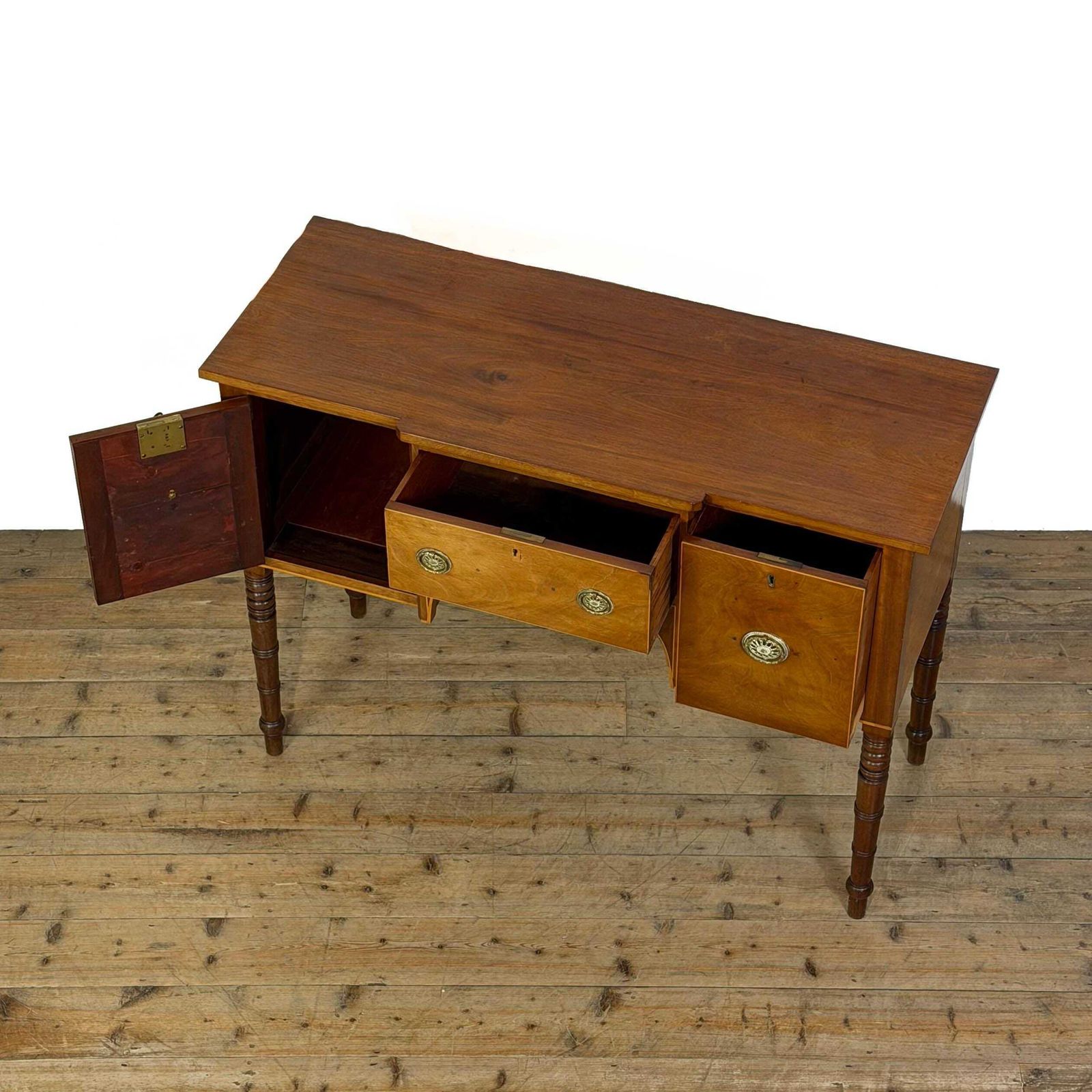 Antique Georgian Mahogany Sideboard | Antique Furniture | Antique | Antique Storage | Antique Sideboard (M 6885) photo vinterior